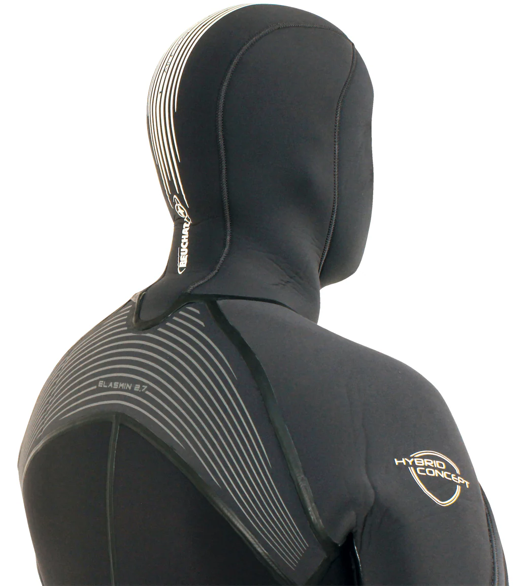Beuchat Med C-Zip man Overall 8/7mm semi dry suit with hood - Image 2