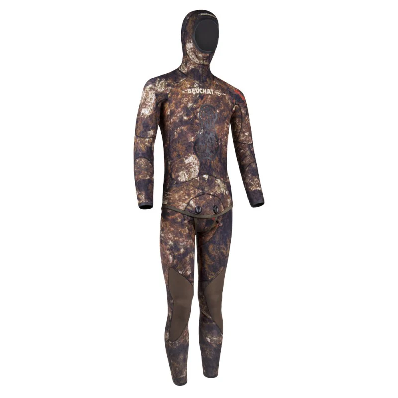 Beuchat Rocksea Trigocamo Competition Spot Wetsuit 7.0mm Jacket and Long John - Image 2