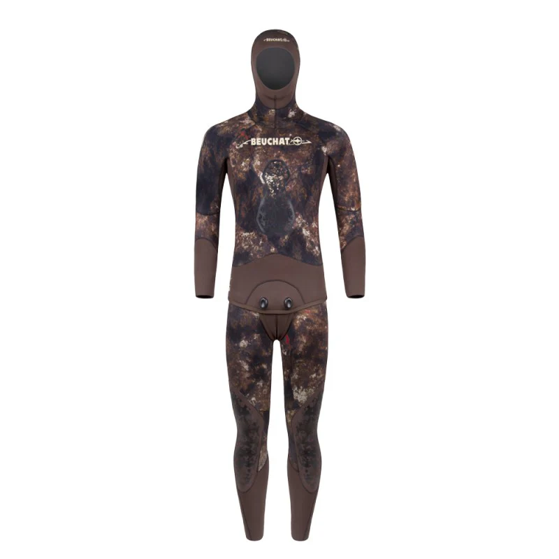 Beuchat Rocksea Trigocamo Wide Wetsuit 5.0mm Jacket and Long John
