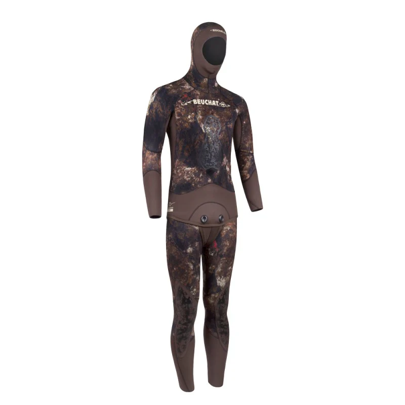 Beuchat Rocksea Trigocamo Wide Wetsuit 5.0mm Jacket and Long John - Image 10