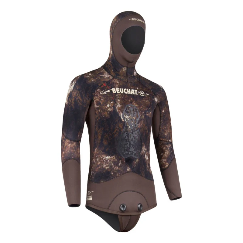 Beuchat Rocksea Trigocamo Wide Wetsuit 5.0mm Jacket and Long John - Image 3