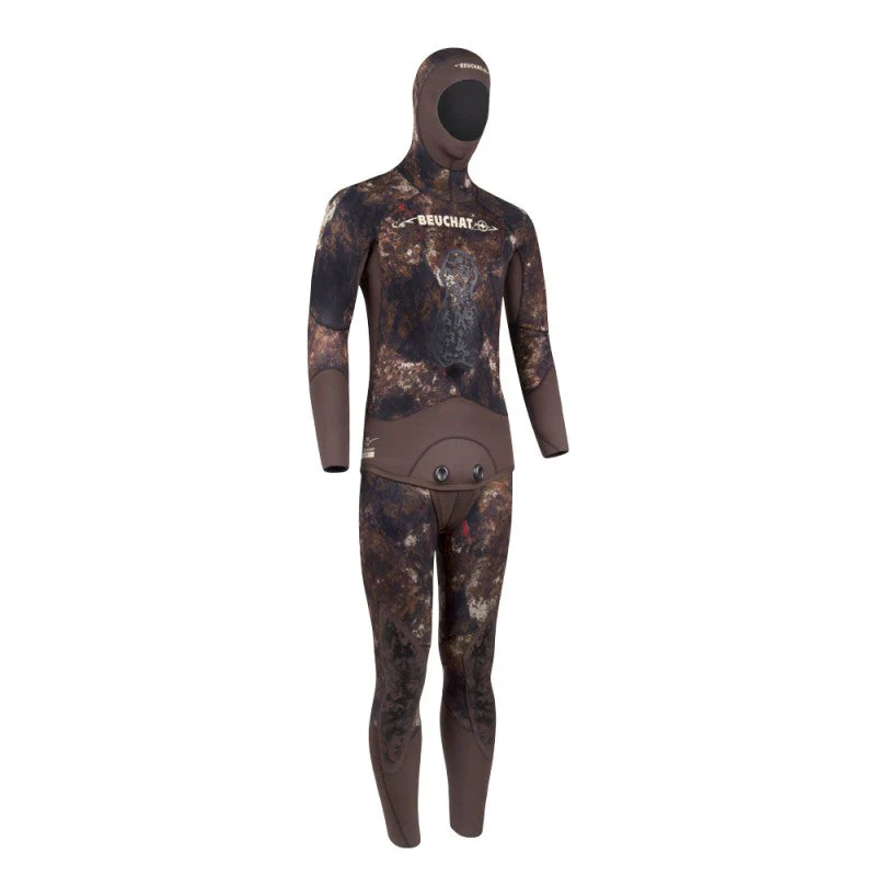 Beuchat Rocksea Trigocamo Wide Wetsuit 7.0mm Jacket and Long John - Image 11