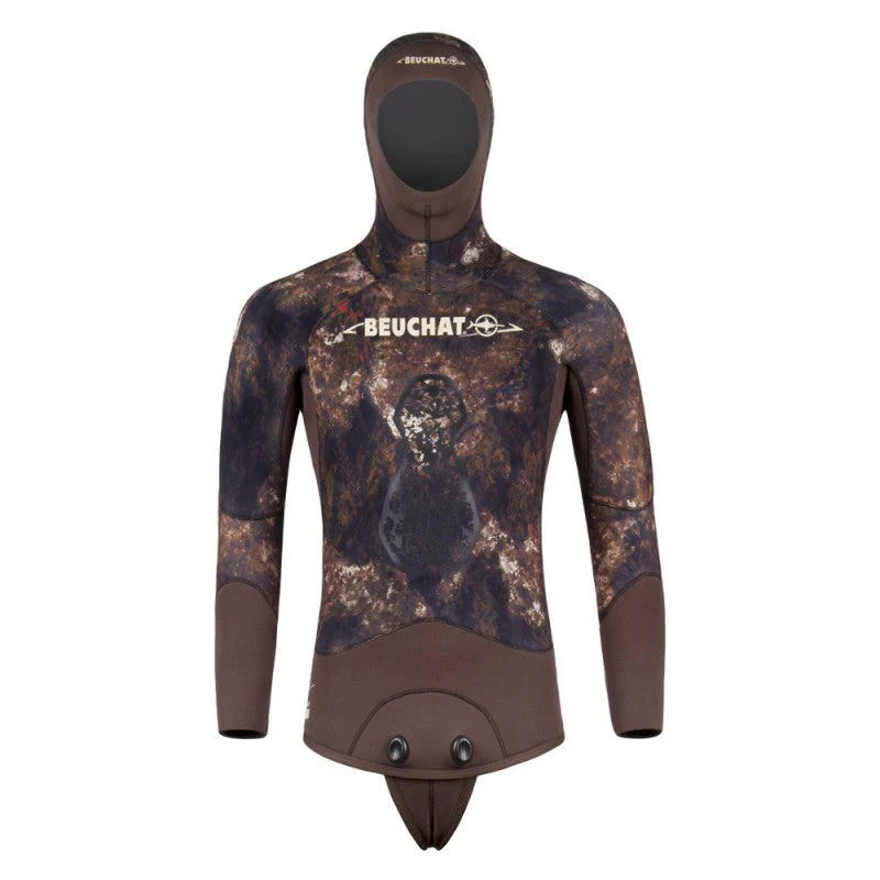 Beuchat Rocksea Trigocamo Wide Wetsuit 7.0mm Jacket and Long John - Image 6