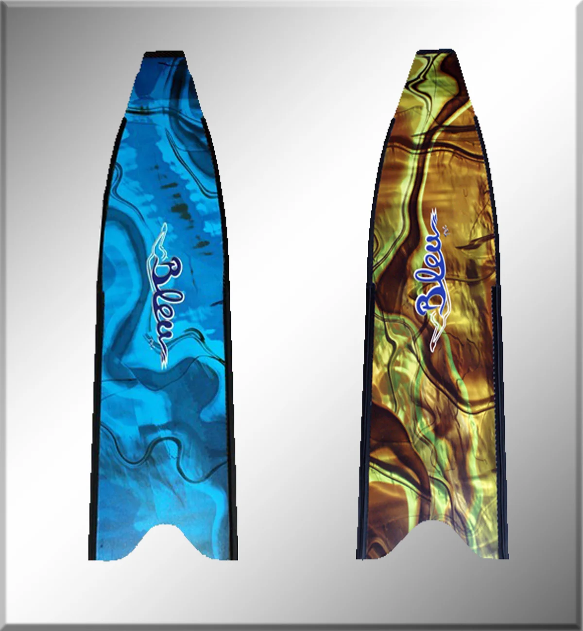 BleuTec Fin Blade Protection Film - Blue Camo