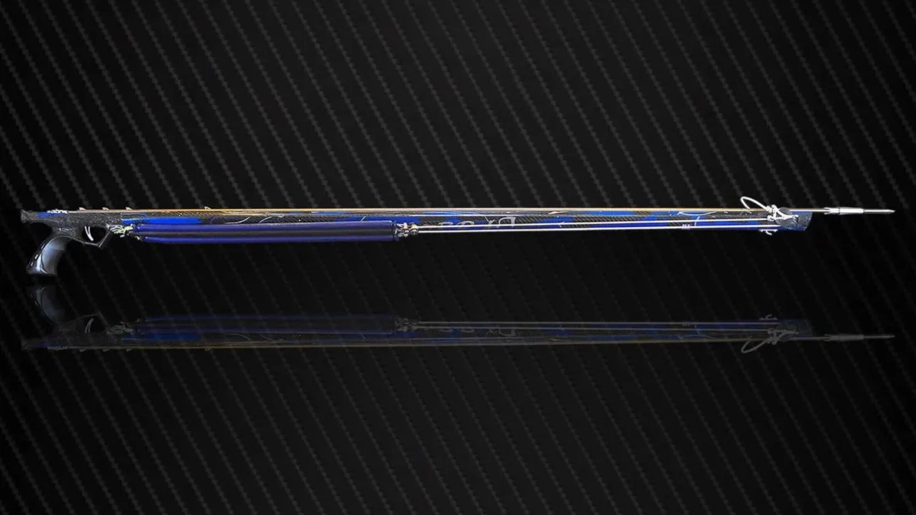 BleuTec King Cobra L.E. Polyspast Carbon Speargun (Invert Roller) 130cm