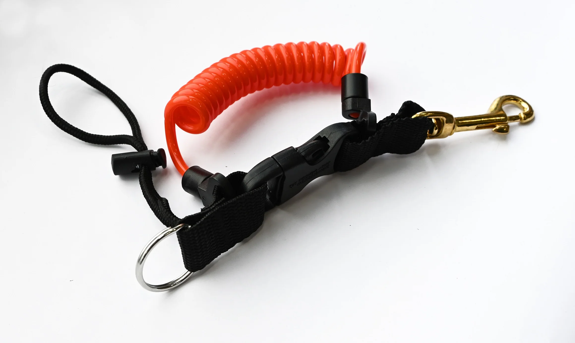 Coil Lanyard with Brass Clip - Image 2