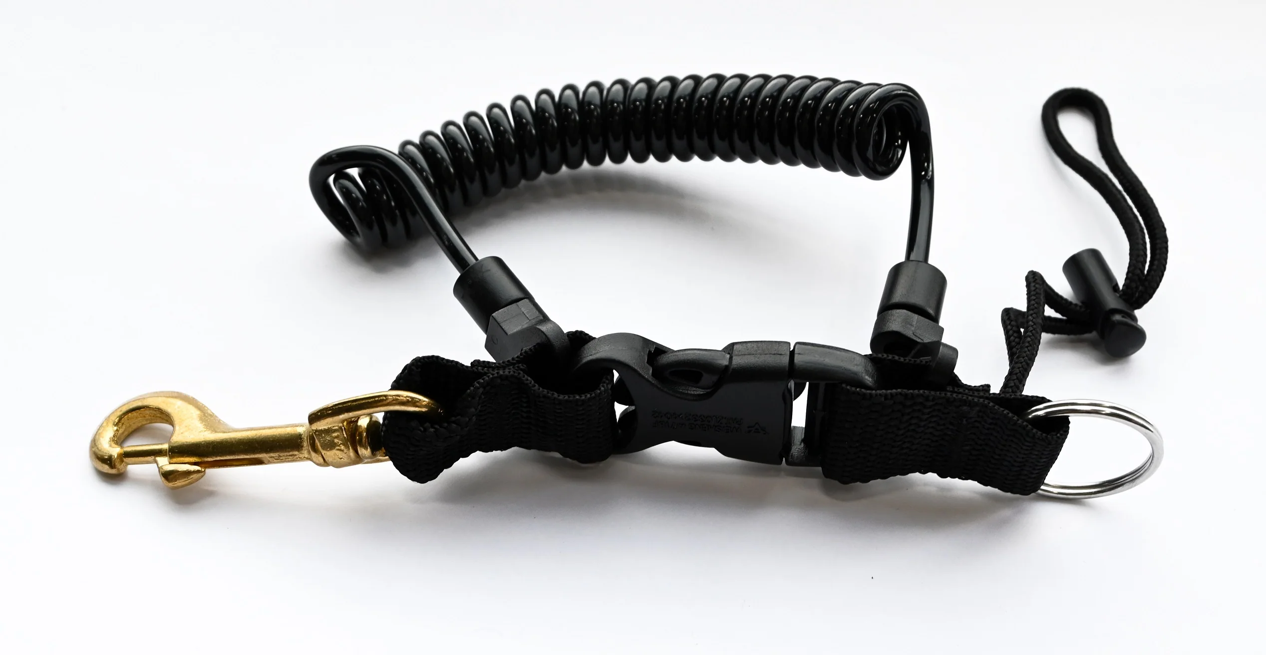 Coil Lanyard with Brass Clip - Image 3