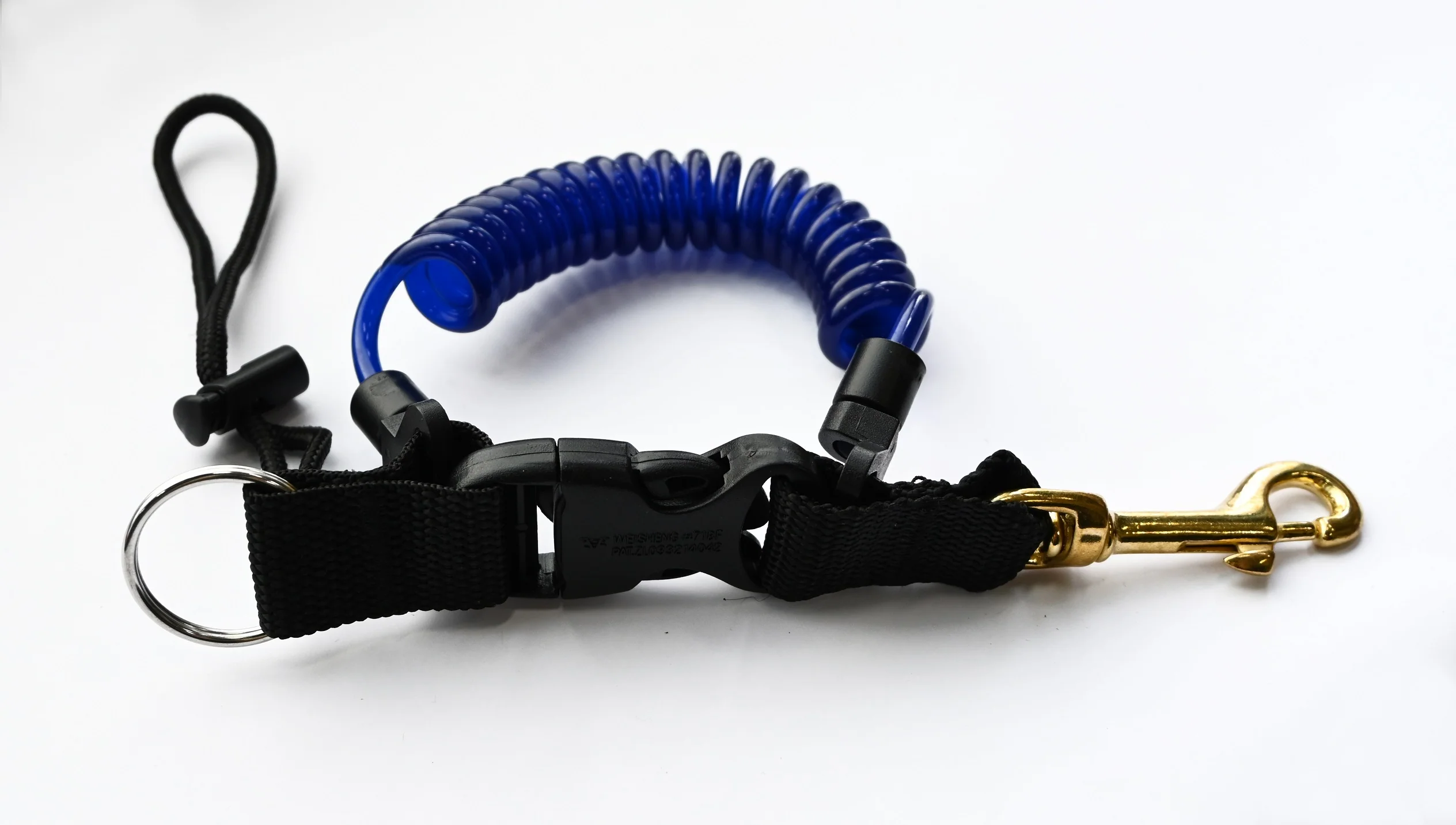 Coil Lanyard with Brass Clip - Image 4