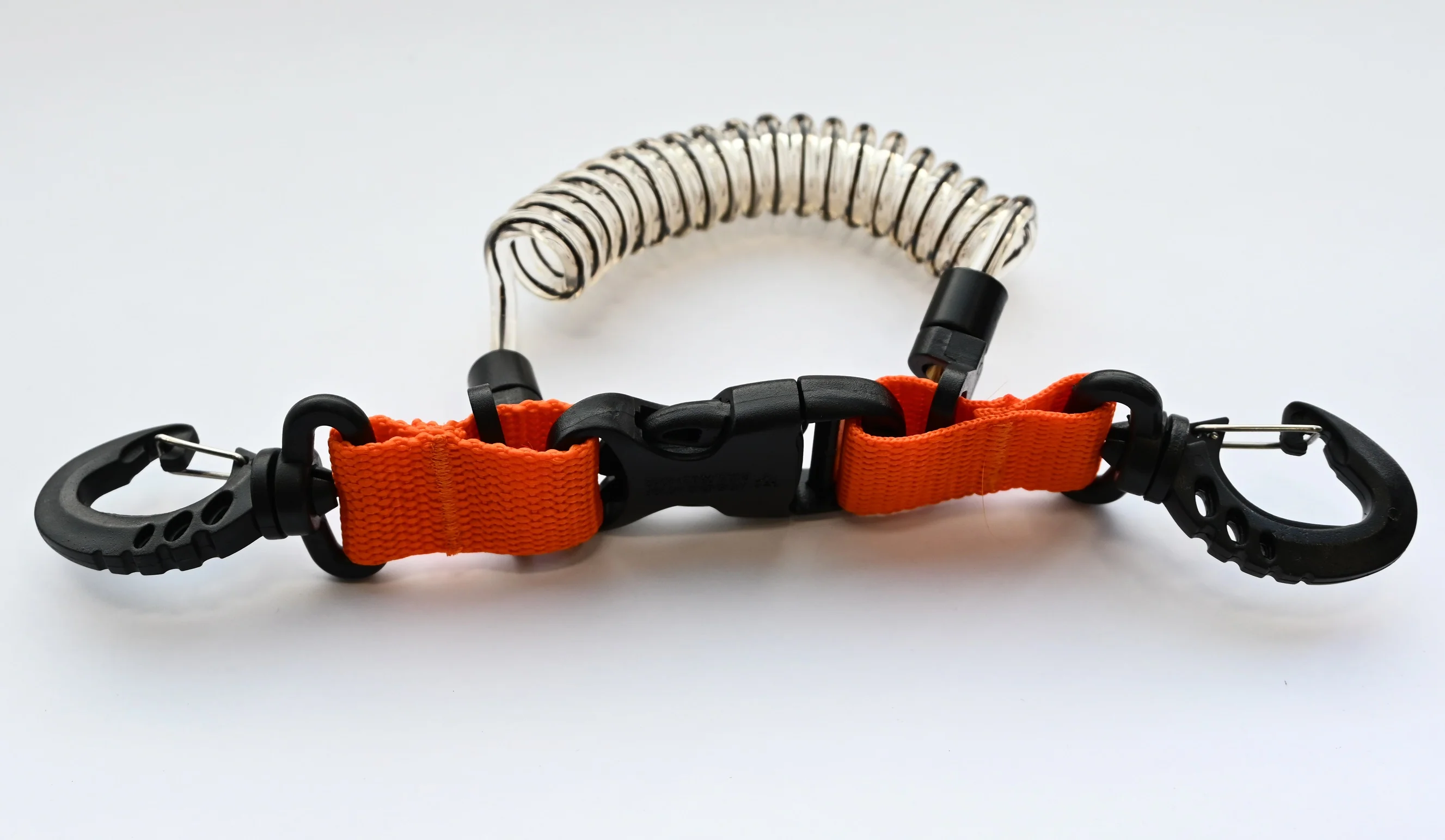 Coil Lanyard with Synthetic Carabiners - Image 2