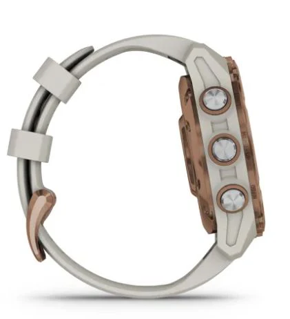 Garmin Descent Mk3i – 43 mm Bronze PVD Titanium with French Gray Silicone Band - Image 4
