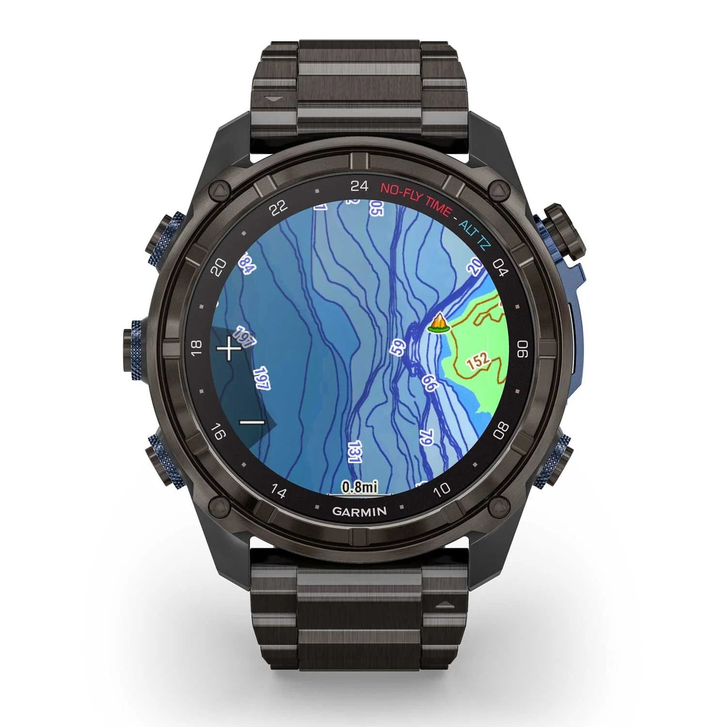 Garmin Descent Mk3i – 51 mm Carbon Gray DLC Titanium with DLC Titanium Band - Image 4