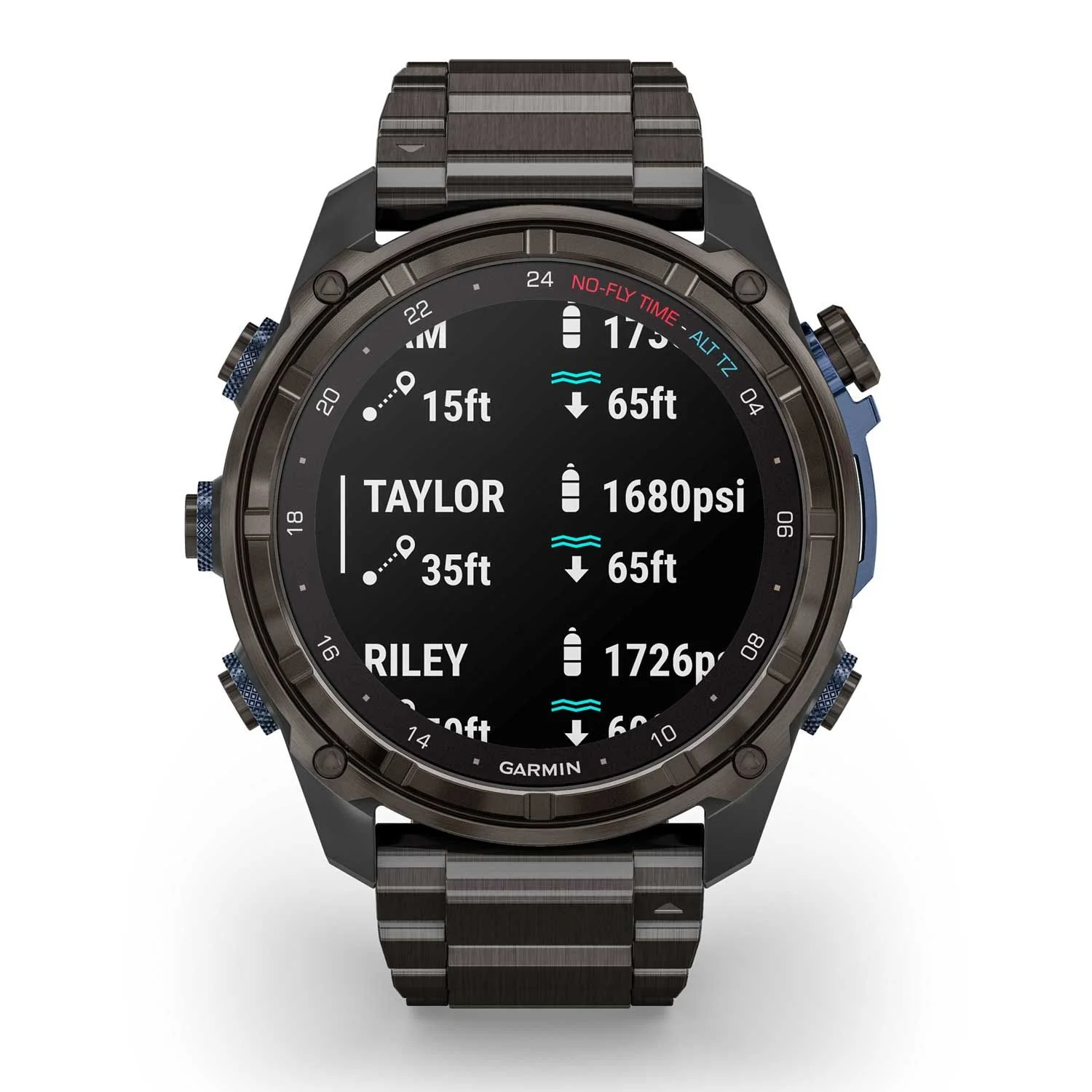 Garmin Descent Mk3i – 51 mm Carbon Gray DLC Titanium with DLC Titanium Band - Image 5
