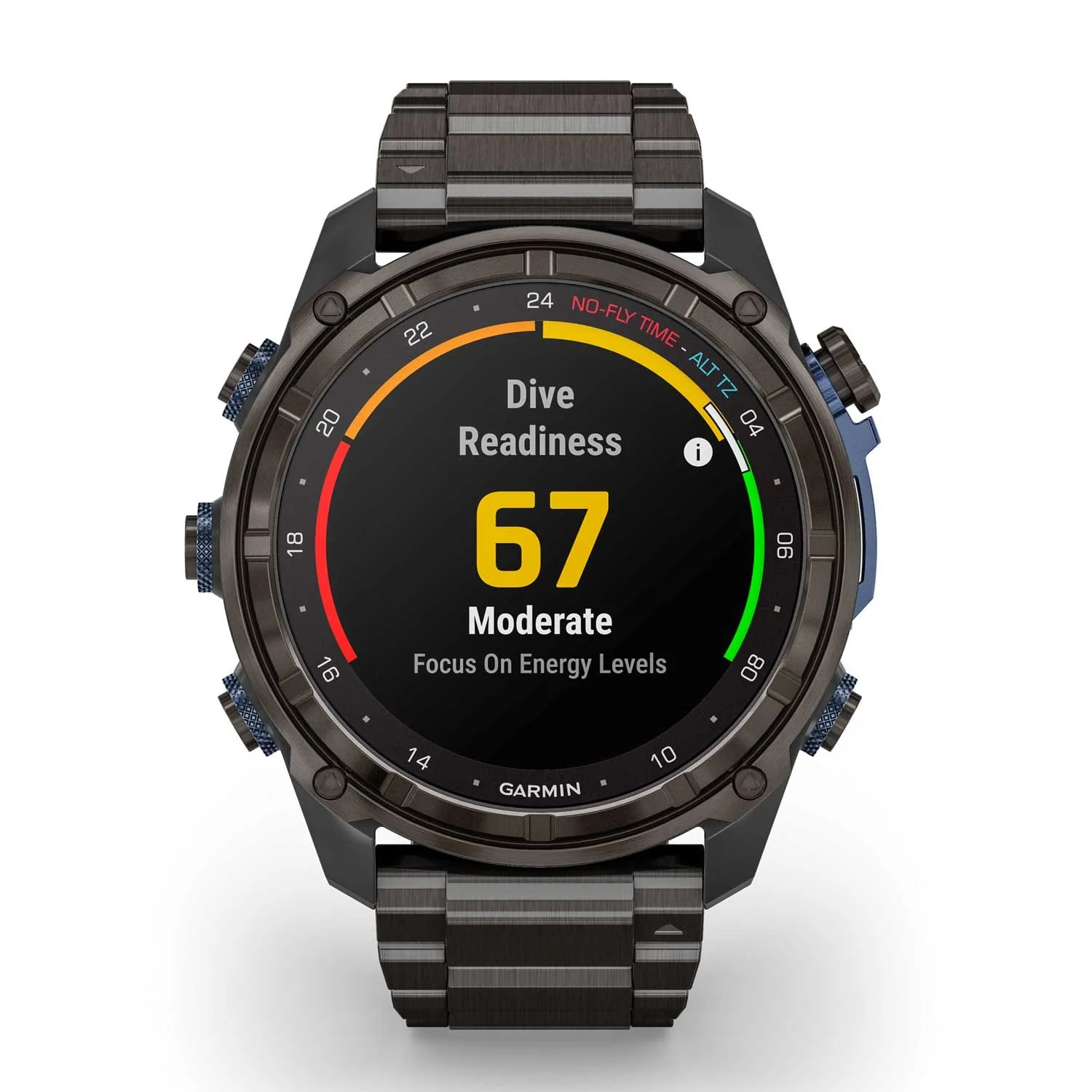 Garmin Descent Mk3i – 51 mm Carbon Gray DLC Titanium with DLC Titanium Band - Image 8