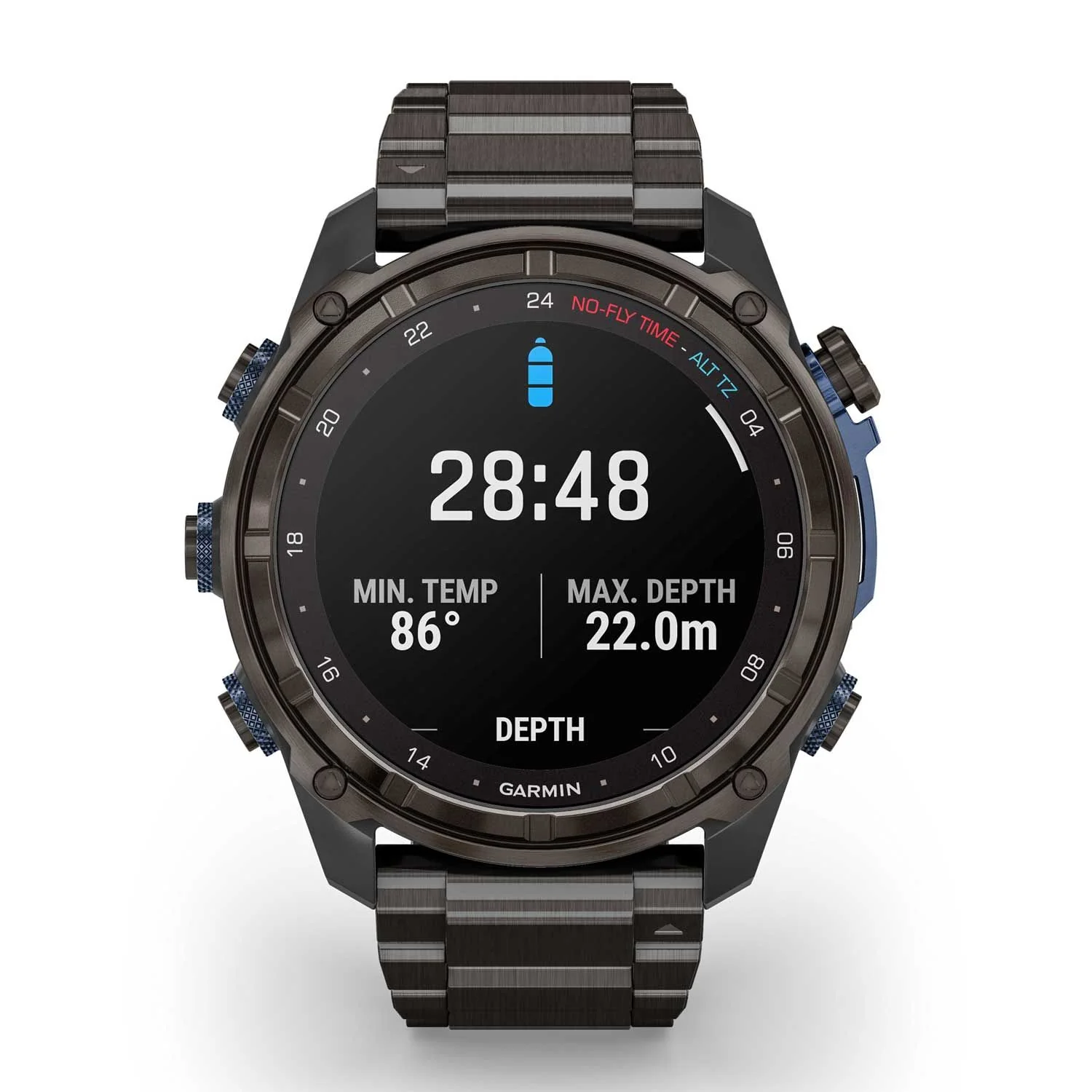 Garmin Descent Mk3i – 51 mm Carbon Gray DLC Titanium with DLC Titanium Band - Image 9