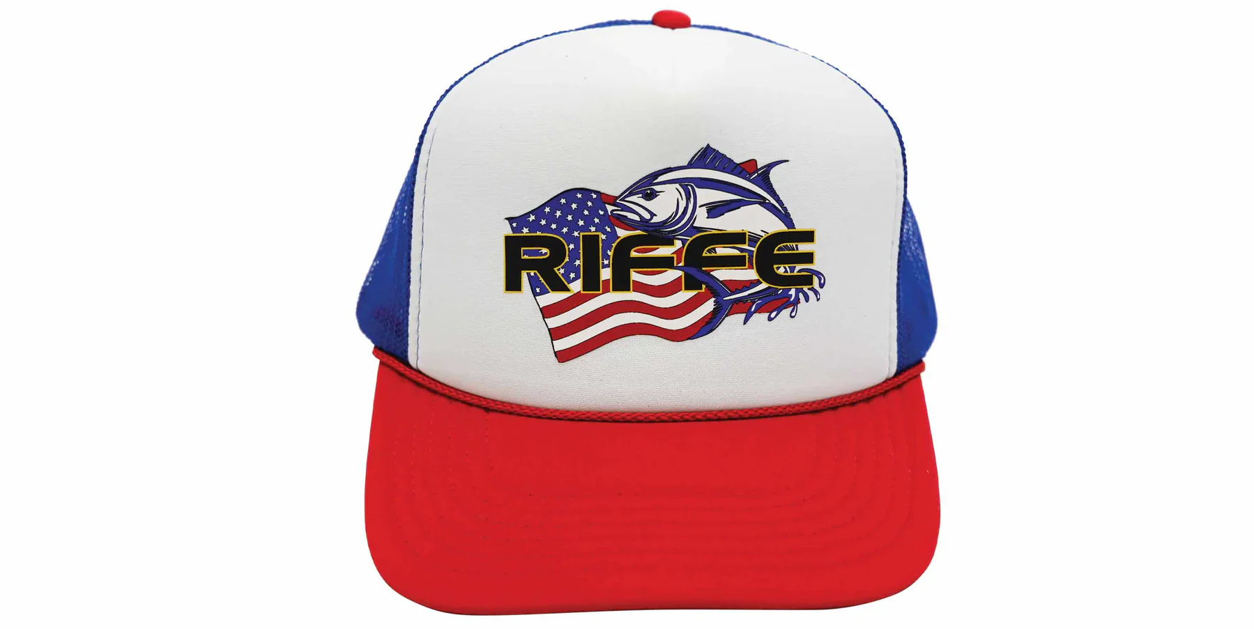 Riffe Freedom Fin Hat - Red / White / Blue - Image 2