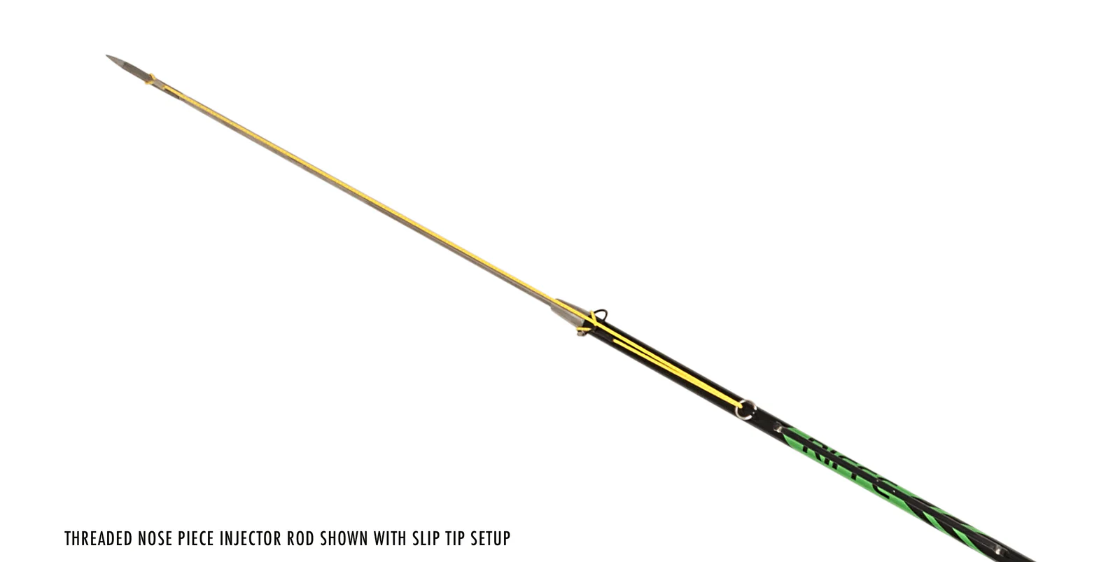 Riffe Mini Single Fin Pole Spear Slip Tip Assembly - 5/16" (8mm) with 24 Thread - Mamba + Mamba Roller - Image 3