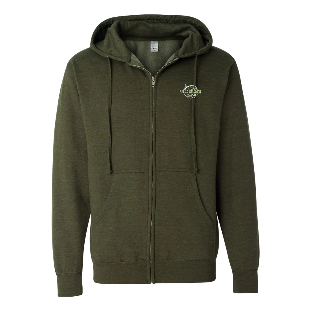 Spear America Heavy Zip Hoodie 8.5oz - Image 2