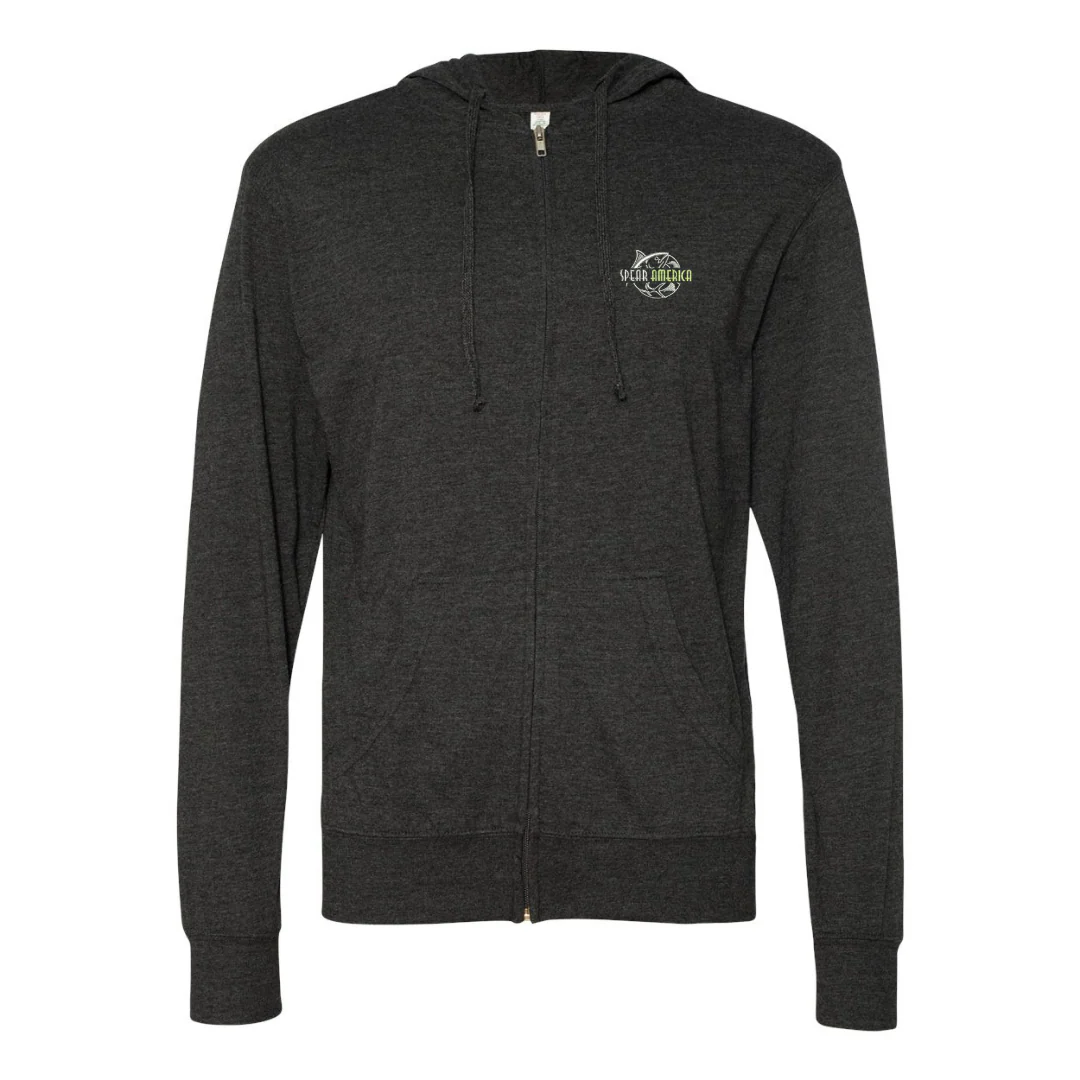 Spear America Light Zip Hoodie 4.5oz - Image 3