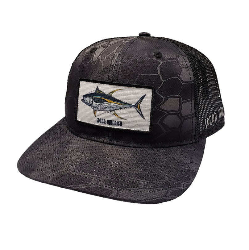 Spear America Trucker Hat Patch Yellowfin Tuna - Image 3