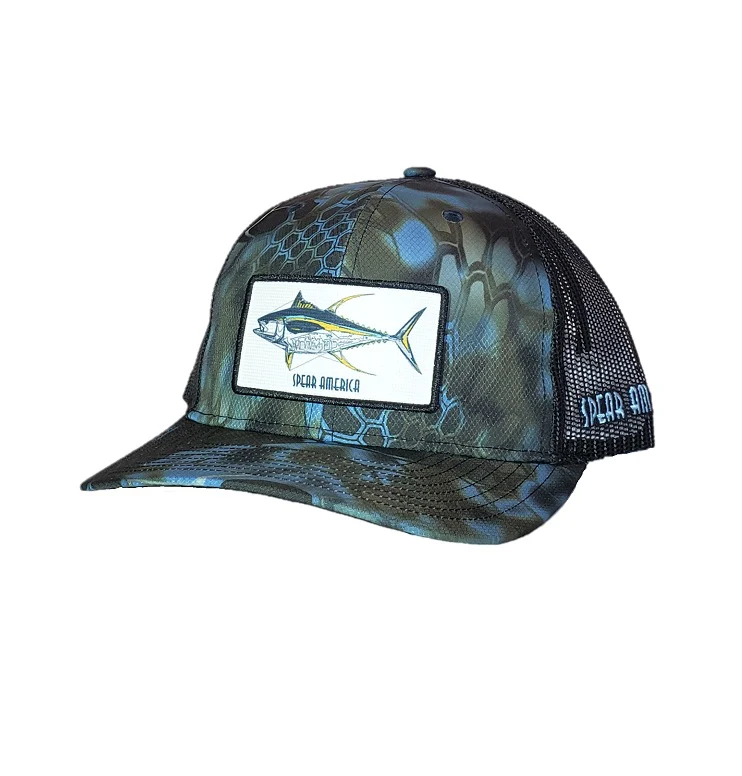 Spear America Trucker Hat Patch Yellowfin Tuna - Image 4