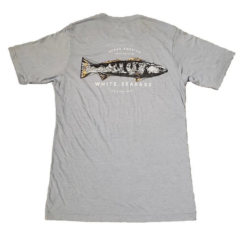 Spear America White Seabass T-Shirt - Image 4