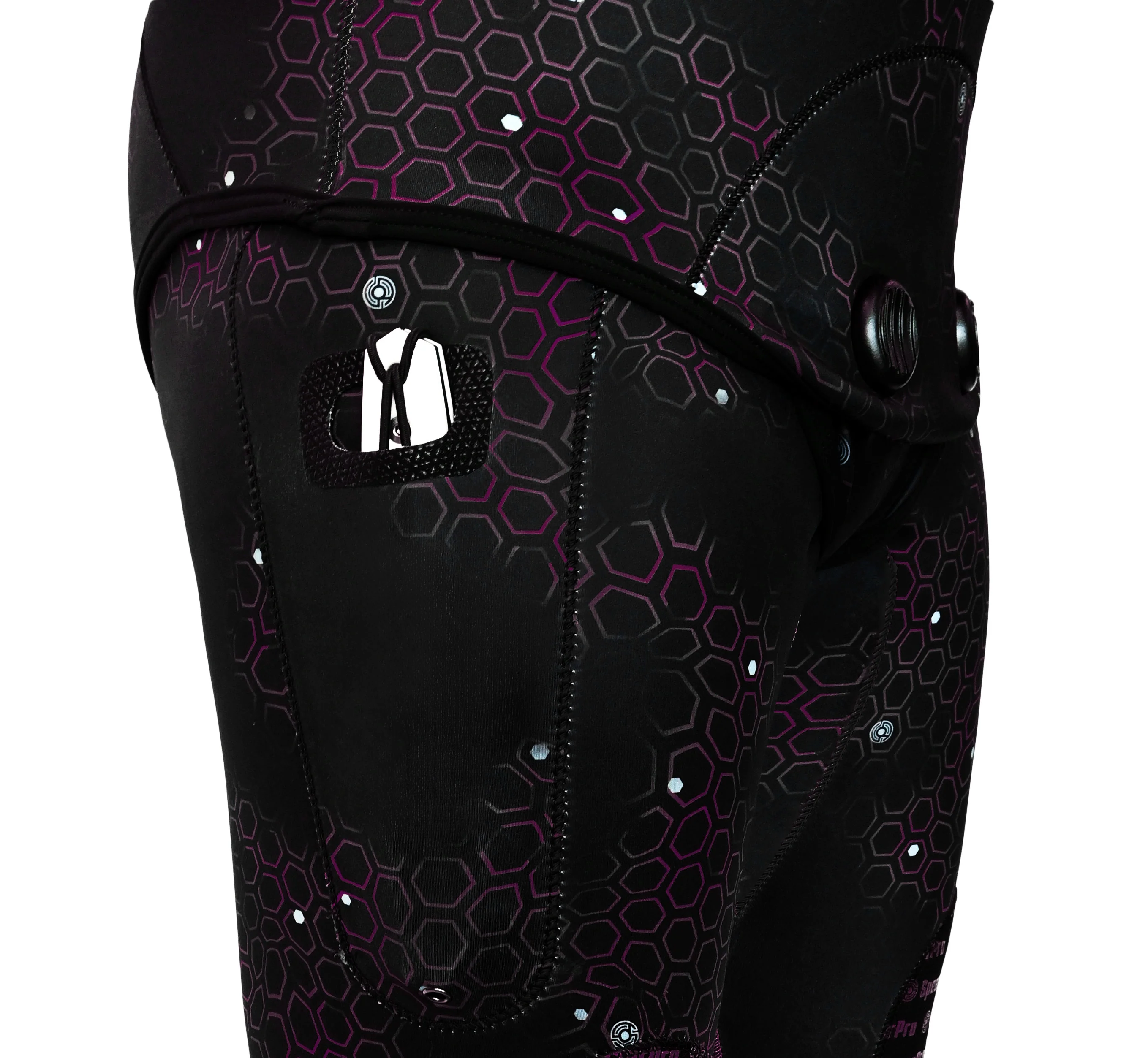 SpearPro Cabrilla Fuchsia Mens Wetsuit - 3mm - Image 5