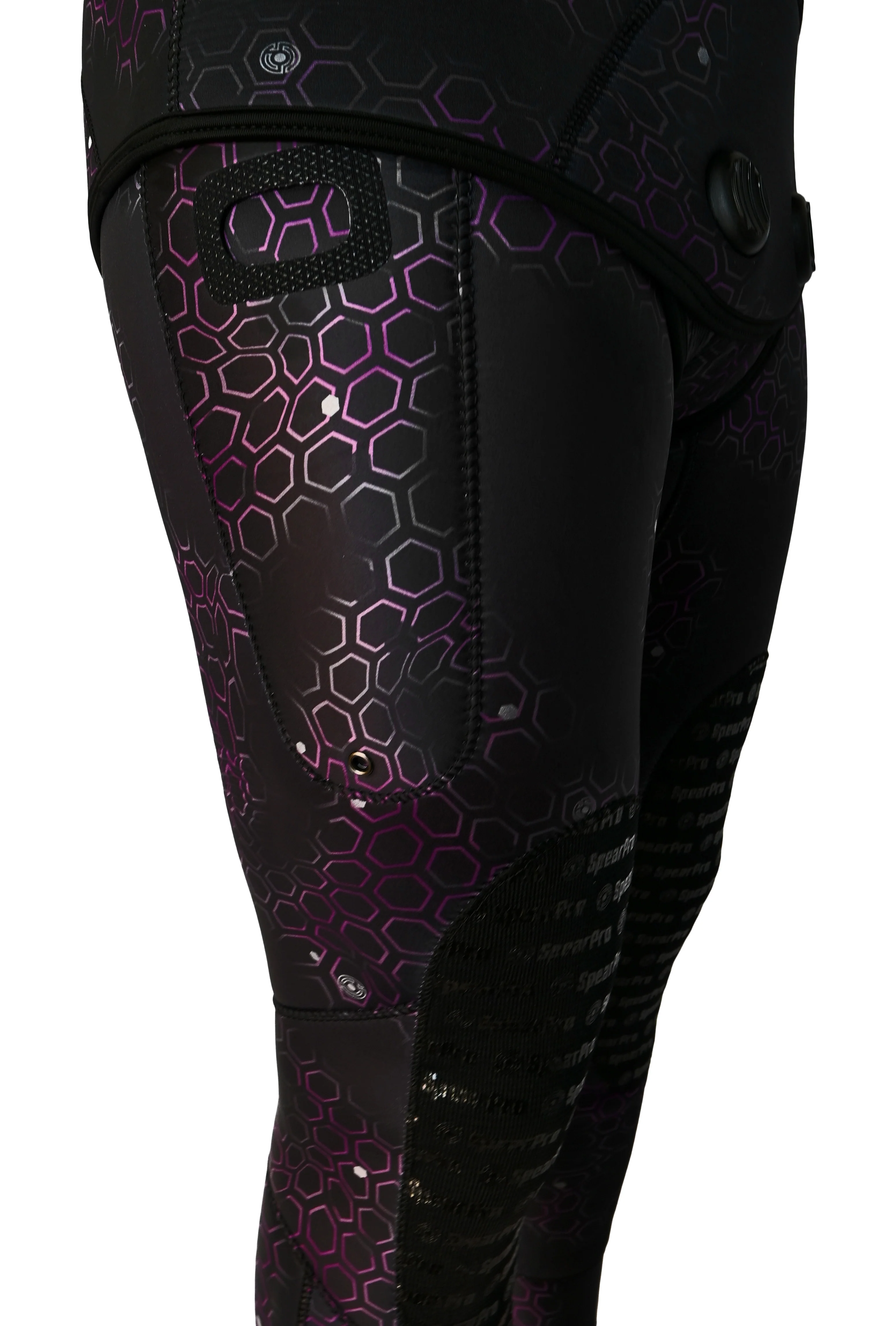 SpearPro Cabrilla Fuchsia Mens Wetsuit - 5mm - Image 3