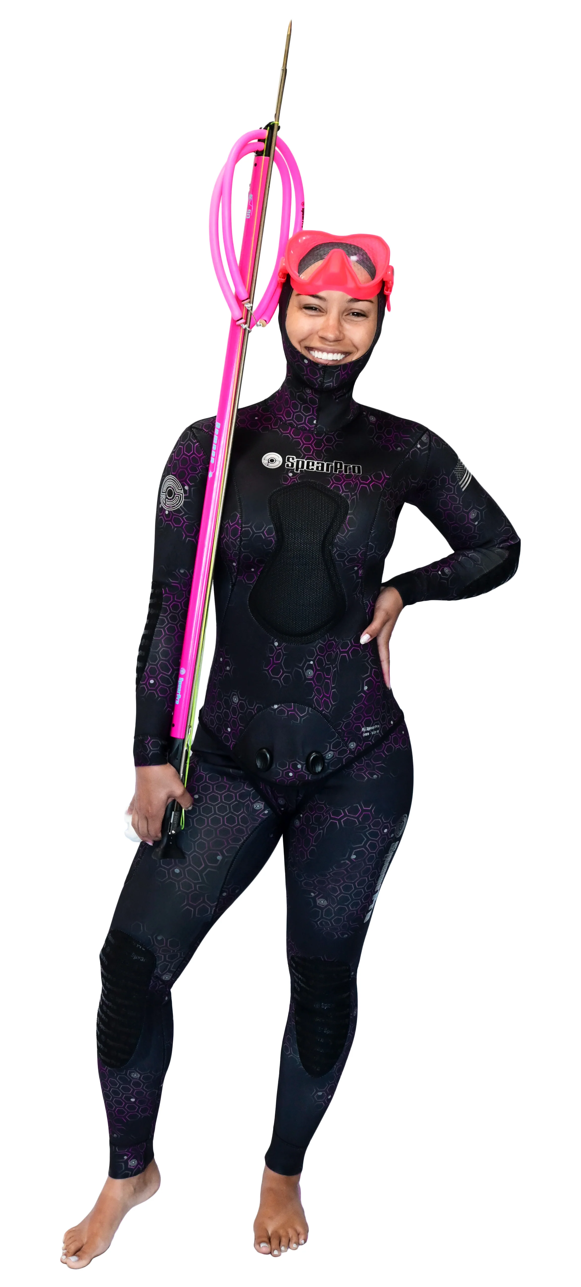 SpearPro Cabrilla Womens Wetsuit - 2mm Titanium Lined - Image 8