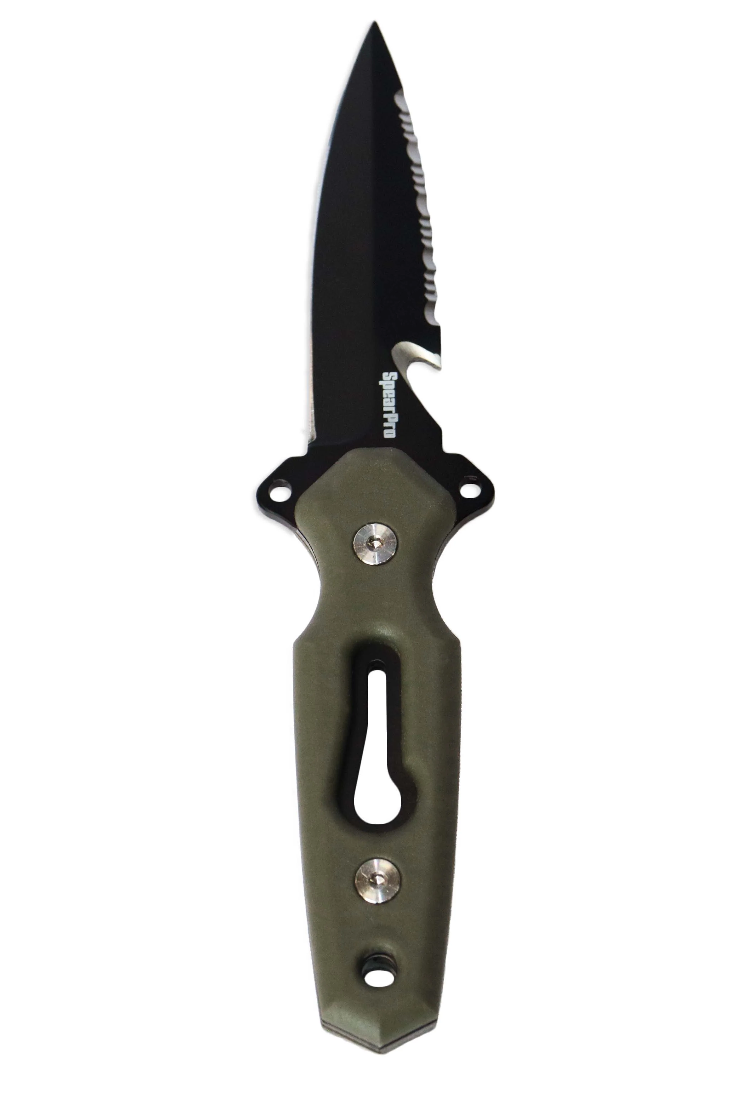 SpearPro Ranger Dagger 3.5" Stainless Steel Dive Knife Teflon Coated - Image 3