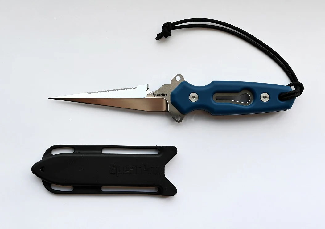 SpearPro Ranger Needle 4.5" Stainless Steel Dive Knife Polished - Image 13