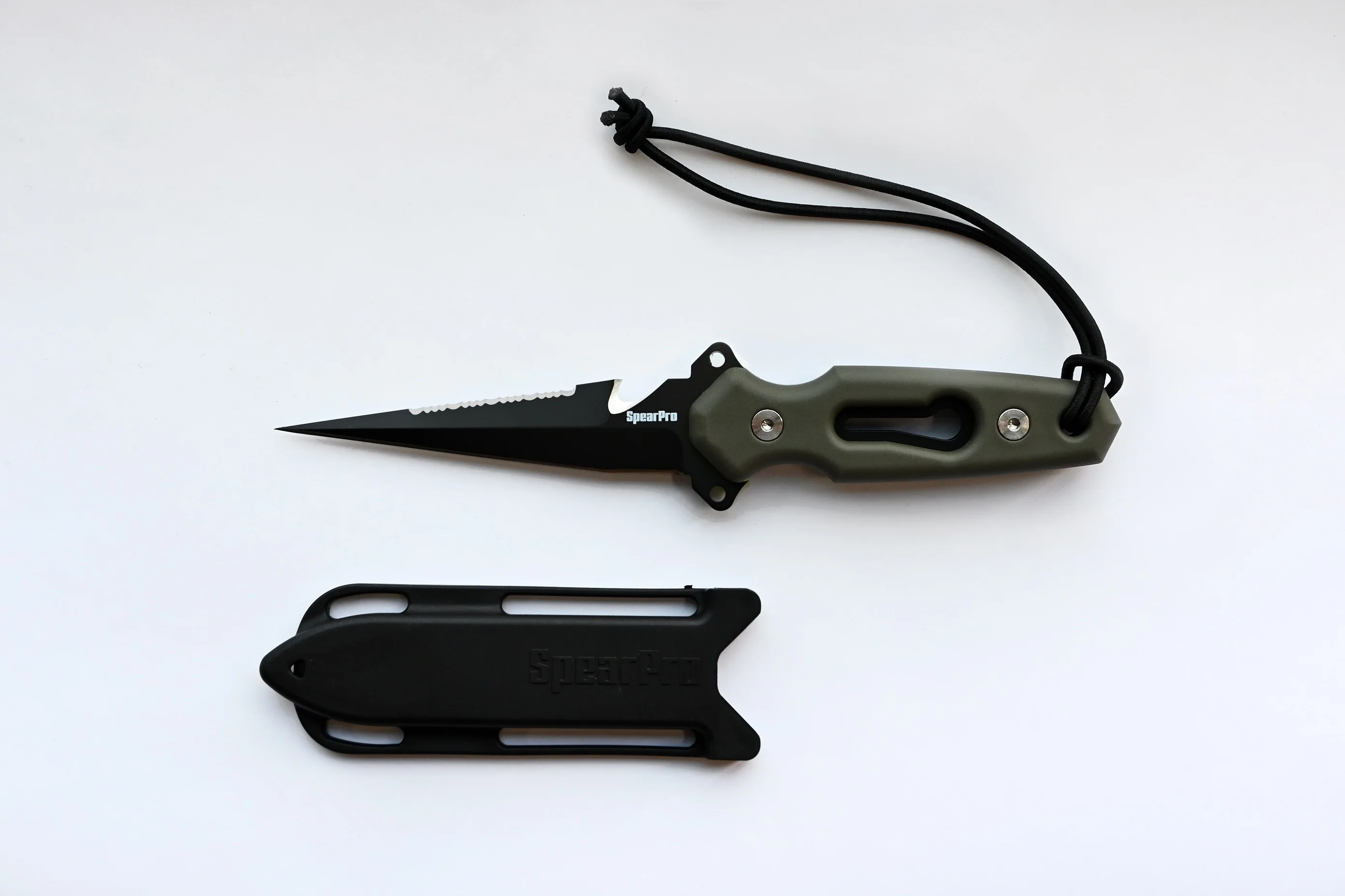 SpearPro Ranger Needle 4.5" Stainless Steel Dive Knife Teflon Coated - Image 14