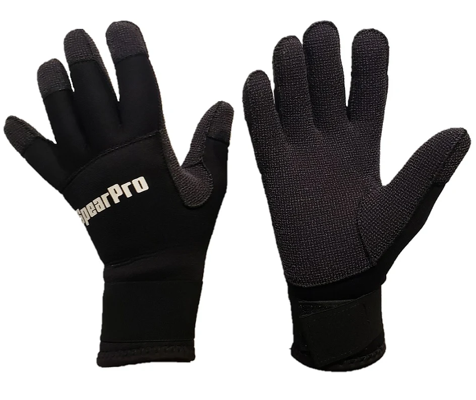 SpearPro Rock Kevlar 3mm dive gloves (Velcro Straps)