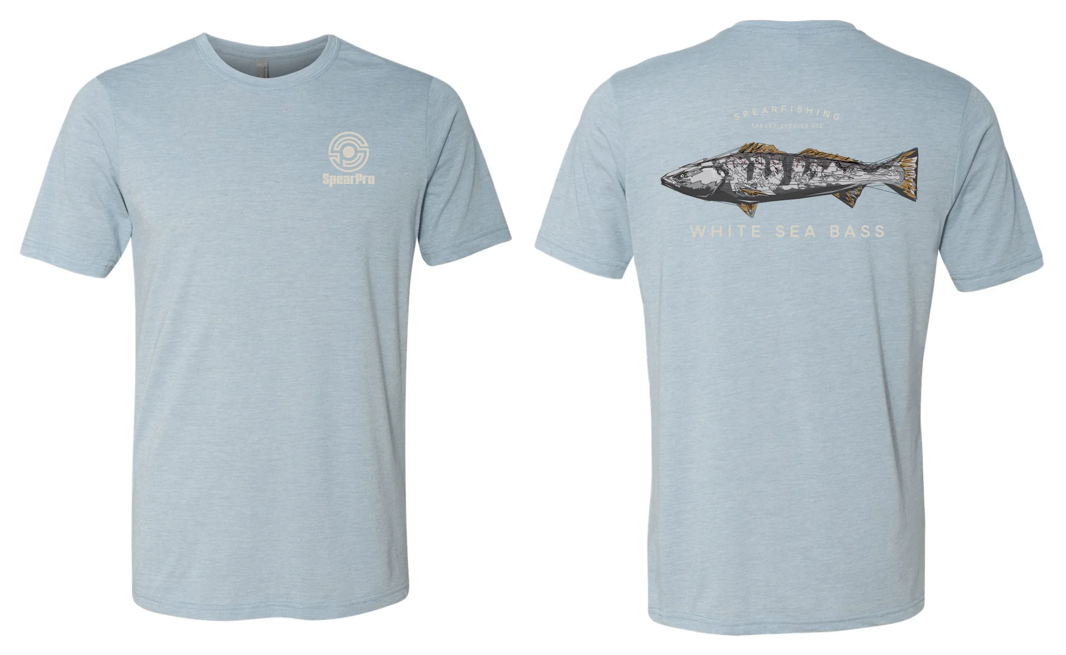 SpearPro White Seabass T-shirt - Image 4